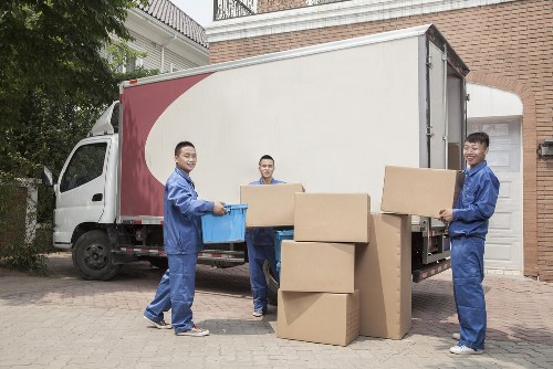 Removal truck ready for a local move in Edgware