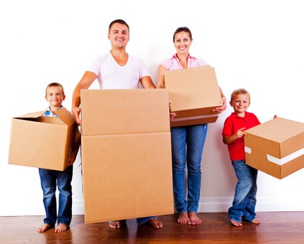 House movers preparing a local Edgware home relocation