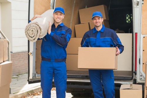 Edgware removal company team managing a local relocation