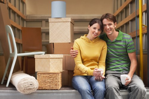 Commercial moving van support for an office move in Edgware