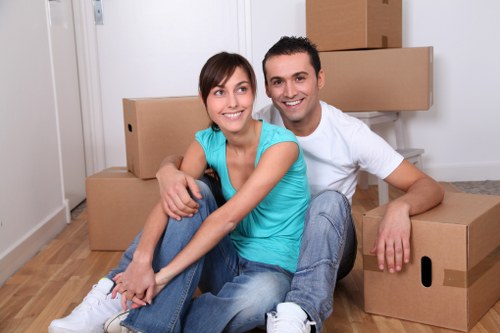 Packing and furniture protection for a house move in Edgware