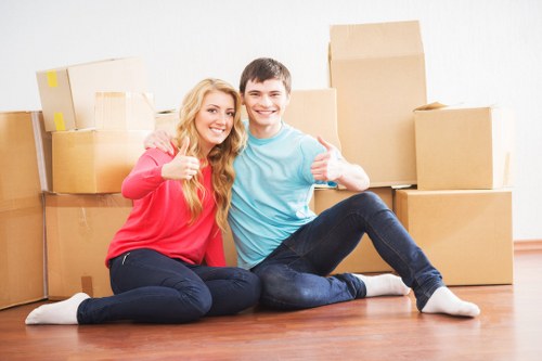 Example of a flat move near busy Edgware streets
